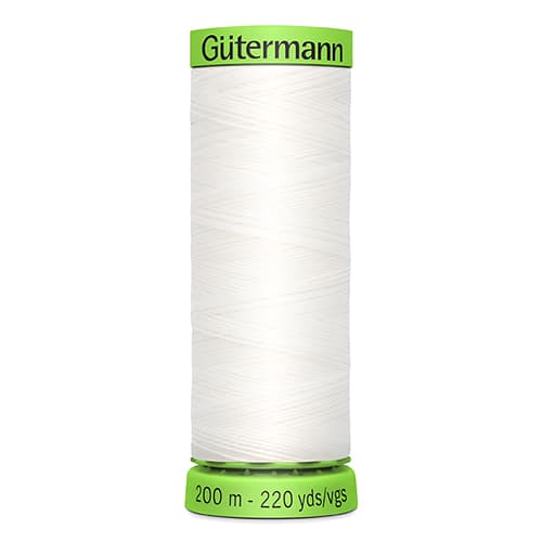 Нитки Gütermann Extra Fine №150 200м Цвет 800 (белые)
