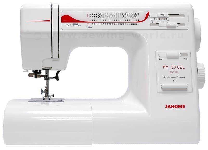 Электромеханическая швейная машина Janome MyExcel W23U - фото №2