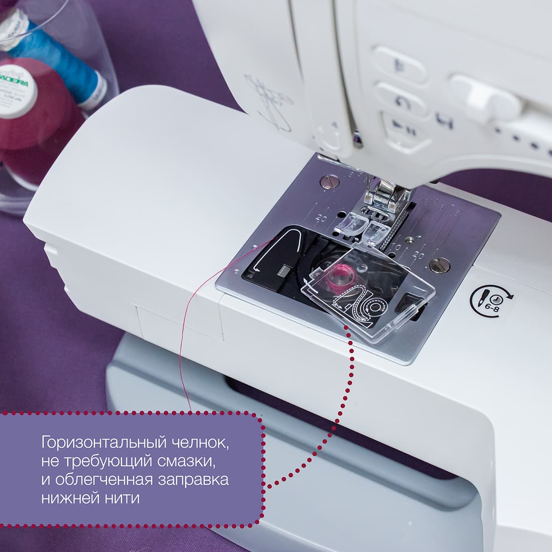 Швейная машина с микропроцессорным управлением Singer Confidence 7640 - фото №9